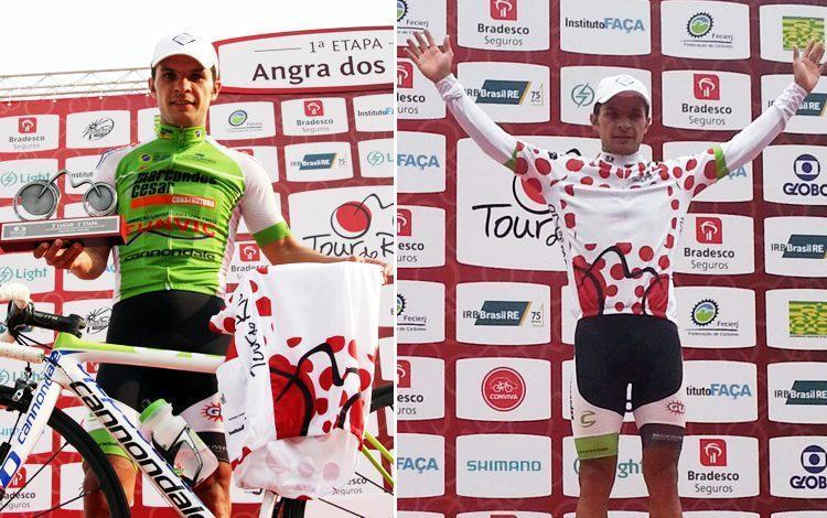 Kleber Ramos subiu ao pódio em três das seis etapas do Tour do Rio, conquistando o 3º lugar na geral e ainda foi o campeão de montanha. (Foto: Ciclismo SJC)