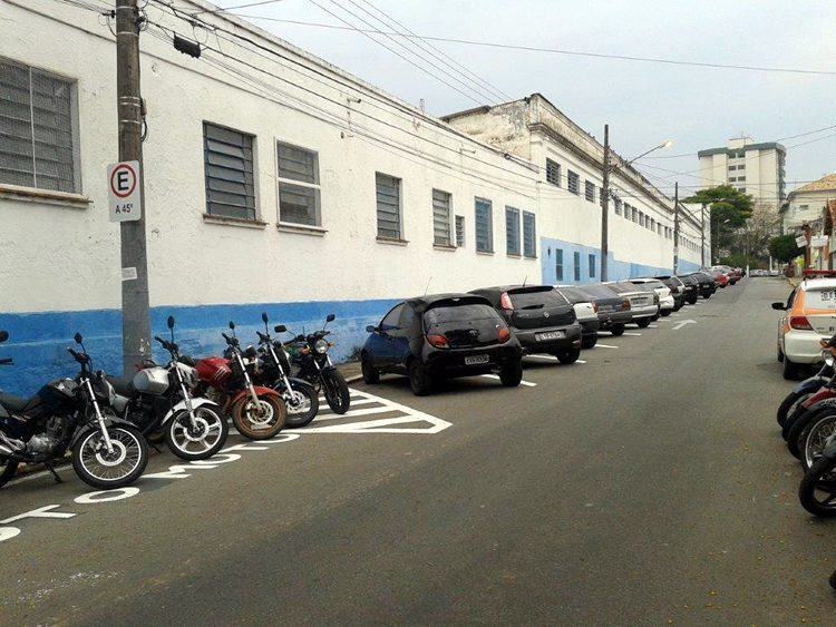 Nova área de estacionamento ao lado do Batalhão Borba Gato. (Foto: Divulgação/PMP)