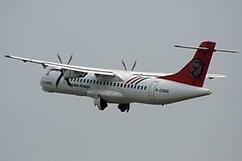 A aeronave que caiu é uma ATR-72. (Foto: Michel Teiten/Wikipédia)