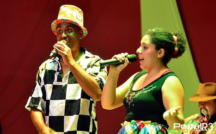 Guilherme e Fernanda durante apresentação em Taubaté. (Foto: Luis Claudio Antunes/PortalR3)