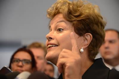 “Nós vamos fazer todo o esforço ao nosso alcance para que, até o final deste ano, os sinais de recuperação já comecem a aparecer”, disse a presidenta do Brasil. (Foto: Elza Fiúza/Agência Brasil)