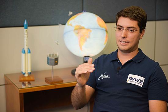 Pedro Nehme fez estágio de nove meses na Nasa, e agora pretende contribuir para o programa espacial brasileiro.(Foto: Isabelle Araújo/MEC)