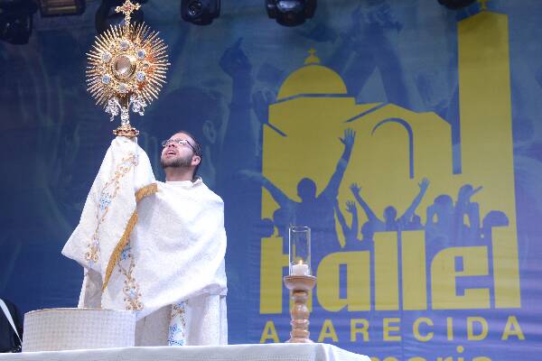 Semana da Juventude abre o evento com participação das dioceses. (Foto: Thiago Leon/Santuário de Aparecida)