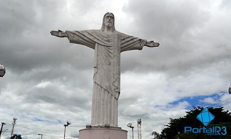 Cristo Redentor, um dos pontos marcantes da cidade de Taubaté. (Foto: Luis Claudio Antunes/PortalR3)