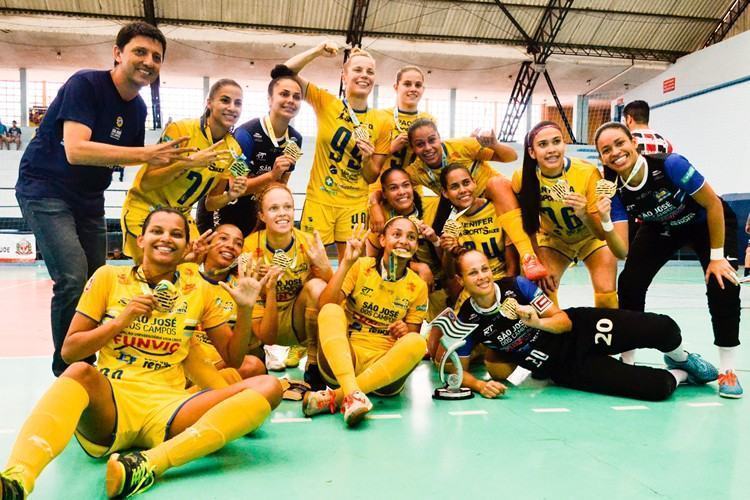 Futsal feminino foi mais uma vez campeão dos Abertos. (Foto: Arthur Marega Filho/Divulgação)