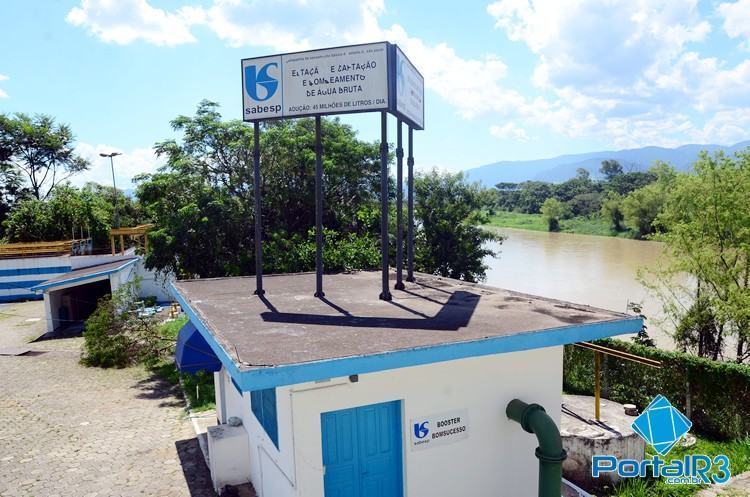 Estação de captação de água em Pindamonhangaba. (Foto: Luis Claudio Antunes/PortalR3)