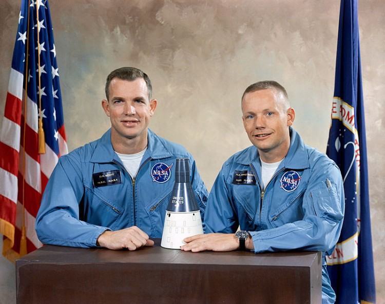 David Scott e Neil Armstrong. (Foto: NASA)