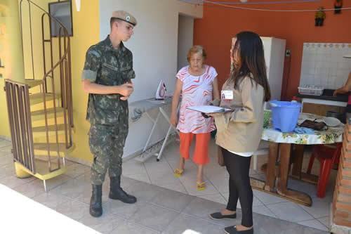 As ações integram a parceria entre o Governo Municipal de Caraguá e o Exército. ((Foto: Talita Fernanda/PMC)
