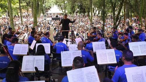 A grande celebração pelo aniversário de 92 anos será com a apresentação da Orquestra Sinfônica de São José dos Campos, no tradicional Piquenique Sinfônico. (Foto: Paulo Amaral/FCCR)