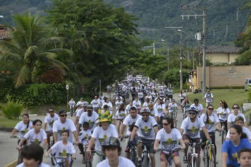 O Passeio Ciclístico tradicionalmente integra a Semana do Meio Ambiente de Ilhabela (Foto: Divlgação/PMI)
