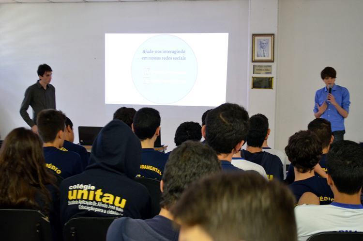 Atividade faz parte da Semana dos Cursos Técnicos da UNITAU. (Foto: Luís Sonsini/UNITAU)
