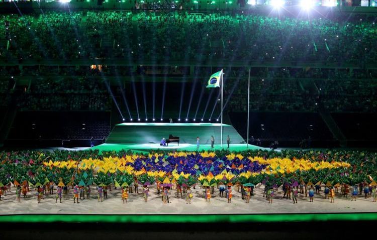 Cerimônia de abertura no Rio de Janeiro. (Foto: Beth Santos/ PCRJ)