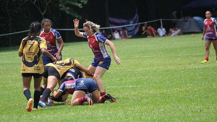 Na elite nacional do rugby entre mulheres, o São José esteve perto de ficar com o título. (Foto: Divulgação/PMSJC)