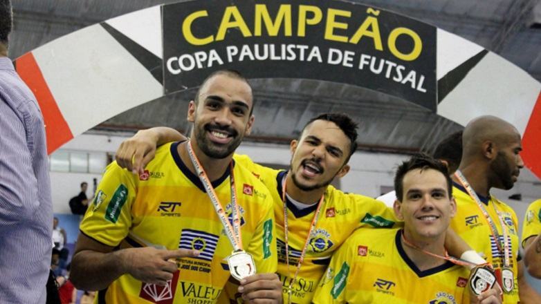 São José conquista título no futsal Paulista;. (Foto: Brenno Domingues/São José Futsal)