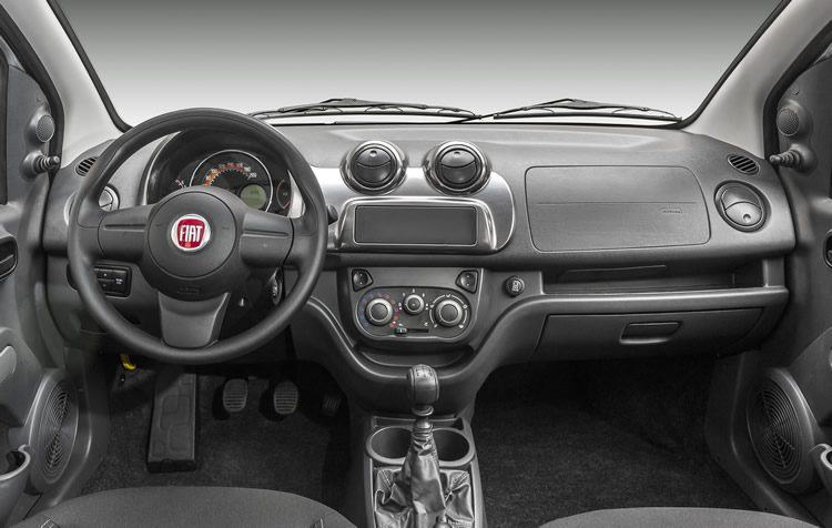 Painel do Fiat Uno Vivace. (Foto: Divulgação/Fiat)