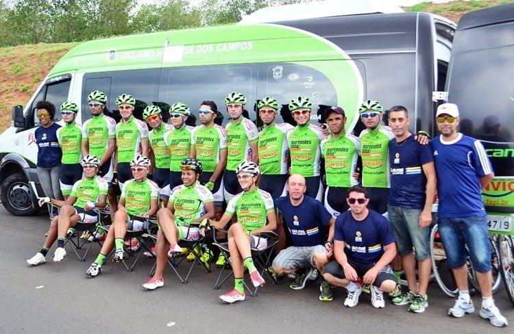 Equipe de ciclismo de São José dos Campos. (Foto: Tião Martins/PMSJC)