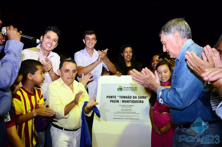 Inauguração da ponte na região do distrito de Moreira César. (Foto: Luis Claudio Antunes/PortalR3)