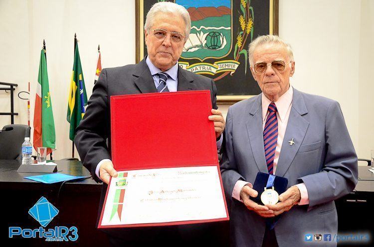 José Luiz Gândara Martins (esq.), neto de Athayde Marcondes e Francisco Piorino. (Foto: Luis Claudio Antunes/PortalR3)