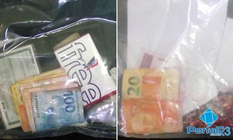 Material que estava com dois dos três homens mortos e que foi apreendido pela polícia. (Foto: PortalR3)