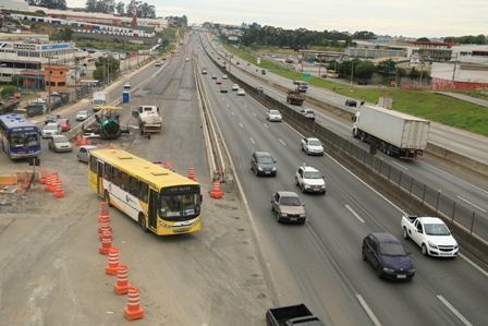 A partir desta quarta-feira (25), será necessário o fechamento do acesso provisório da avenida Carmela Dutra e da rua Indubel para a pista expressa da rodovia. (Foto: Comunicação Social CCR NovaDutra)