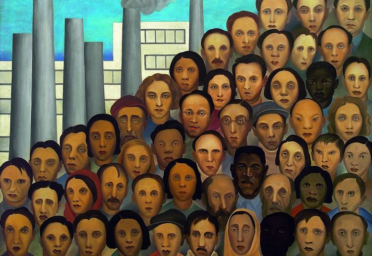 Obra Operários, de Tarsila do Amaral. (Foto: divulgação)