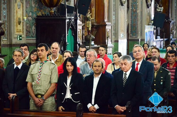 Missa de ação de graças na igreja Matriz. (Foto: Luis Claudio Antunes/PortalR3)