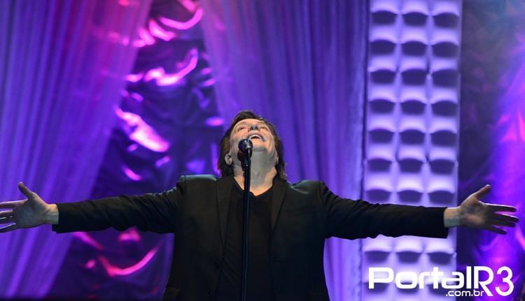 Fábio Júnior em Pindamonhangaba. (Foto: Célia Lima/PortalR3)