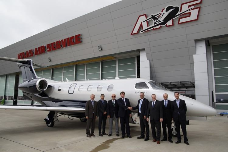 Embraer Aviação Executiva e Atlas Air Service celebram acordo de representação de vendas. (Foto: Atlas Air Service by Mark Böckmann)