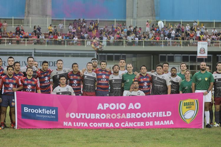 São José e Curitiba se enfrentaram no estádio do Ibirapuera. (Foto: Divulgação/CBRu)