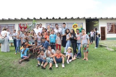 A atividade contou com o apoio de professores, monitores, Secretarias de Meio Ambiente, Serviços Públicos, Turismo e Cultura e de colaboradores. (Foto: Divulgação/PMT)