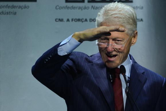 Bill Clinton disse que progresso social e as políticas inclusivas e econômicas devem encorajar os empresários brasileiros. (Foto:José Cruz/Agência Brasil)