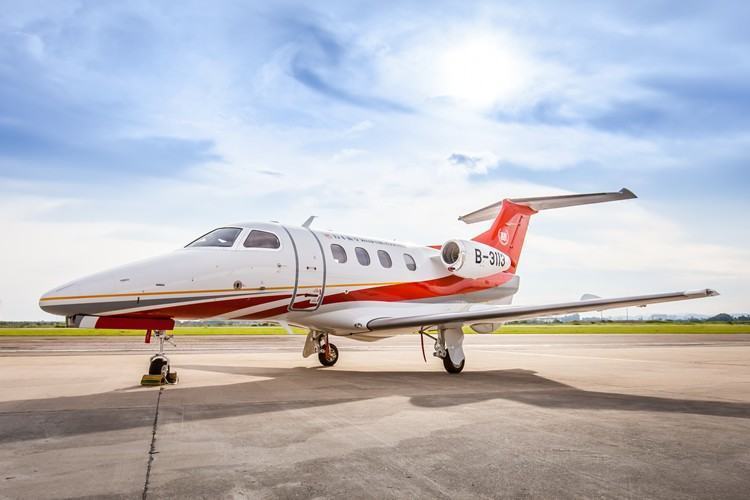 A aeronave será operada pela Wanfeng Aviation Co., uma subsidiária da Wanfeng Auto Holding Group. (Foto: Divulgação/Embraer)