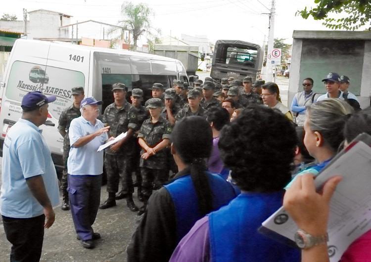 Em 2015 a Prefeitura contou com o apoio do Exército para combater a dengue. (Foto: Divulgação/PMP)