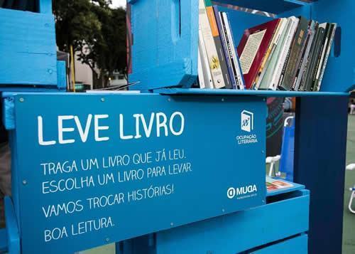 Complementando a programação, estará disponível a estante do Leve Livro, onde estão dispostos cerca de 200 livros. (Foto: Divulgação/Sesc)