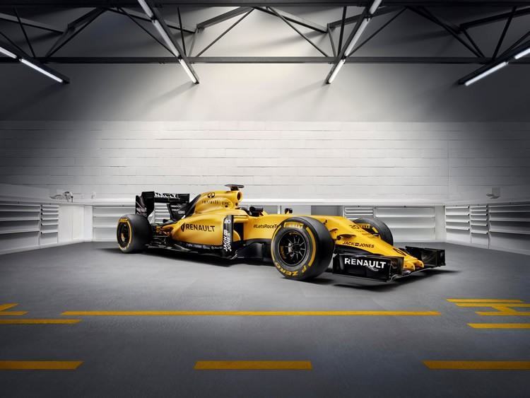 Carro da equipe Renault com novo visual. (Foto: Divulgação)