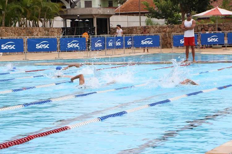 A natação acontece dia 2 (sábado), a partir das 8h30. (Foto: Divulgação/Sesc)