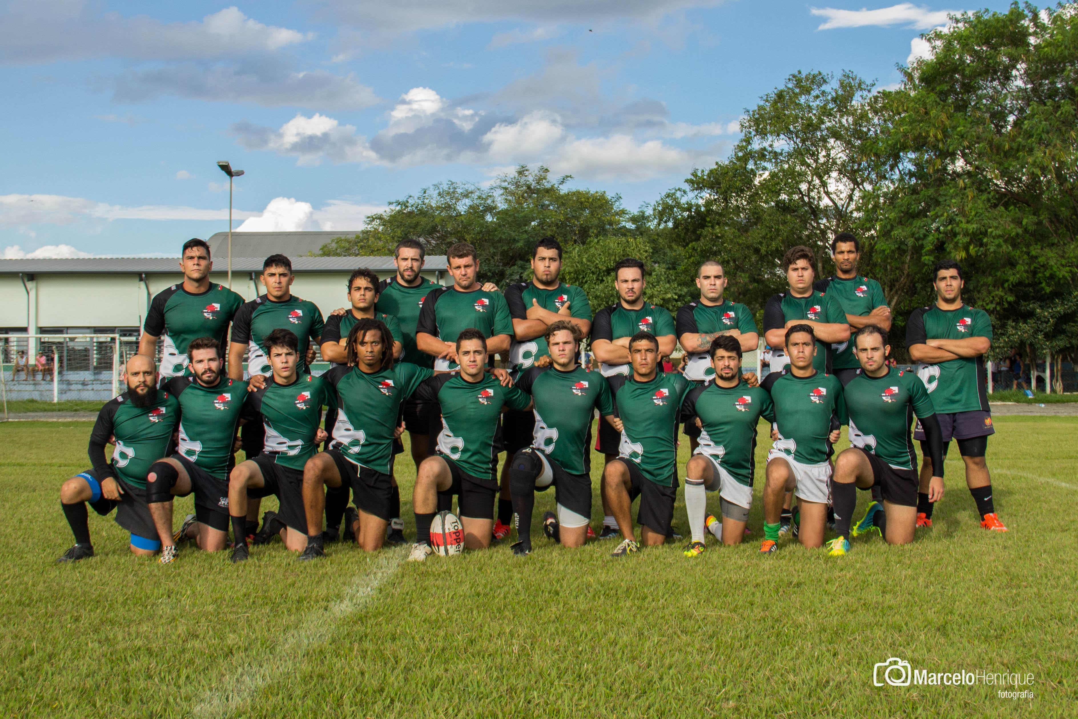 Time do Pinda Rugby leva o apelido de Leões do Vale. (Foto: Divulgação)