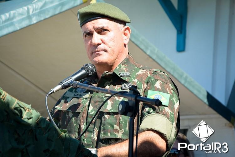 Coronel Caum, comandante da Unidade em Pindamonhangaba. (Foto: Alex Santos/PortalR3)