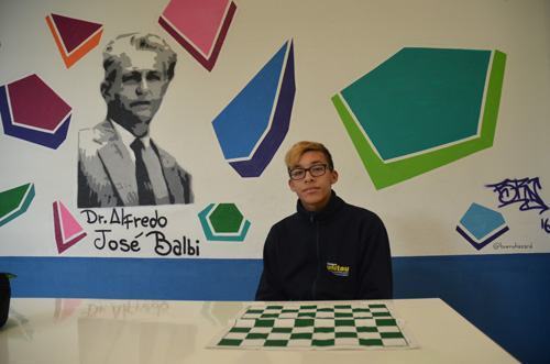 João Pedro é aluno da Escola de Aplicação Dr. Alfredo José Balbi. (Foto: Divulgação/Unitau)