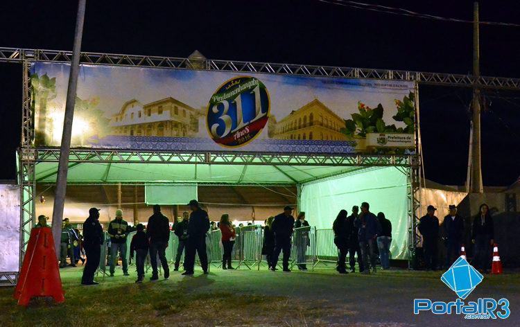 Entrada do espaço montado no Parque da Cidade. (Foto: Célia Lima/PortalR3)