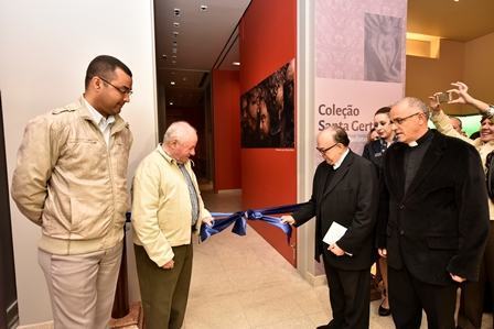 A mostra "Coleção Santa Gertrudes de Imagens Paulistas do Século XVII" conta com 54 obras produzidas há mais de trezentos anos. (Foto: Thiago Leon/Santuário de Aparecida)