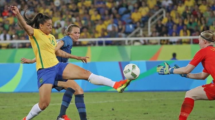 Com uma atuação irretocável, o Brasil manteve o 100% de aproveitamento e, com seis pontos, lidera o Grupo E.. (Foto: Ricardo Stuckert/CBF)
