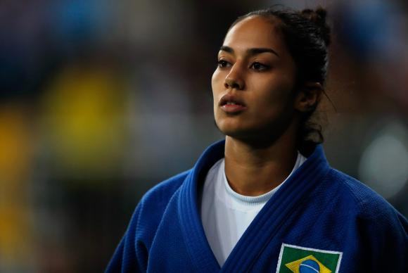  Mariana Silva, do Brasil, vence Martyna Trajdos, da Alemanha, na categoria até 63kg do judô, na Arena Carioca dos Jogos Olímpicos Rio 2016. (Foto: Fernando Frazão/Agência Brasil)