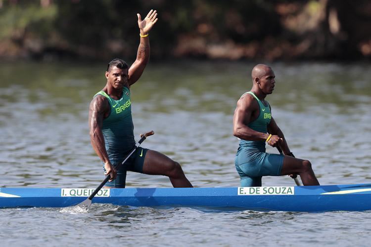 Canoa Dupla 1000m - na foto Erlon de Souza Silva e Isaquias Queiroz. (Foto: Alexandre Loureiro/Exemplus/COB)