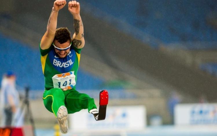 Esportista em evento-teste de atletismo paralímpico (Alex Ferro/Rio 2016)