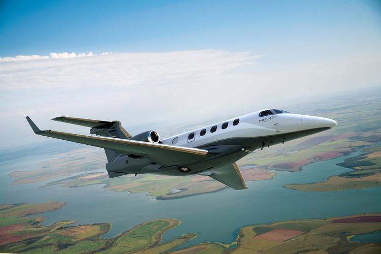 O Phenom 300 da Embraer foi o jato executivo mais entregue no mundo em 2015 pelo terceiro ano consecutivo. (Foto: Embraer)