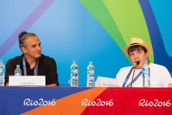 Os diretores criativos Fred Gelli e Marcelo Rubens Paiva falam sobre a cerimônia de abertura da Paralimpíada. (Foto: Gabriel Nascimento)Rio 2016)