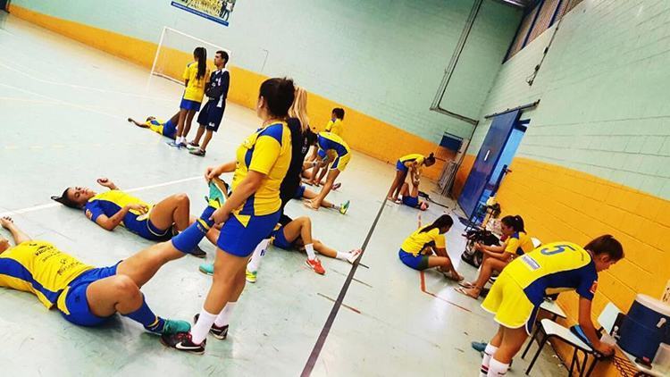 Futsal feminino treina de olho nos Abertos. (Foto: Alex Santos/Futsal Feminino SJC)