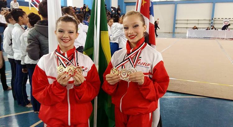 Maria Eduarda e Lavínia foram destaque na Juvenil. (Foto: Divulgação/GR Pinda)