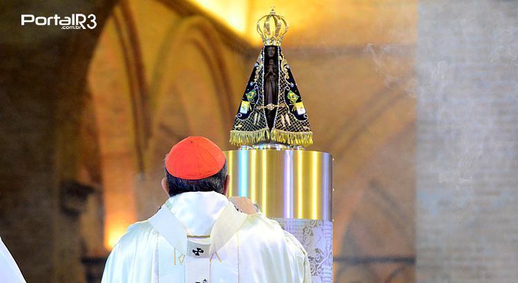 De 12 de outubro deste ano até a próxima Festa da Padroeira, em 2017, será celebrado o Ano Jubilar, quando se comemorará os 300 anos do encontro da Imagem da Nossa Senhora Aparecida. (Foto: Luis Claudio Antunes/PortalR3)